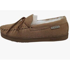 Bearpaw Slipper Mens 11 Hickory Corduroy Tan‎ Moc New